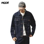 2026 New In Vintage Men's Cargo Denim Coats Fashion Street Versatile Long Sleeve Denim Jackets Man Loose Casual Workwear for Men - Image 5