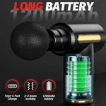 Muscle Relaxation Mini Massage Gun, Suitable For Full-Body And Arm And Back Massage. Mini And Compact, Portable, Type-C Charging, Handheld Electric Muscle Massager To Relax Muscles After Exercise And Fitness - Image 2