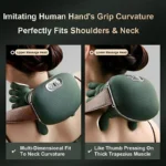 2026 Bionic Neck Shoulder Massager N7 Kneading Massager Shawl 3-Level Modes Neck Cervical Waist Leg Body Muscles Massage Pillow - Image 3