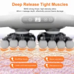 42 Heads Fascia Gun Wireless Vibration Body Massage Gun 9 Speed Red Light Deep Tissue Muscle Relax Massager for Gym Office Home - Image 4