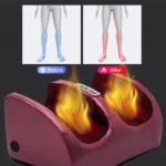 Electric Foot Massager Shiatsu Kneading Deep Tissue Relax Heated Roller Calf Pain Relief Fatigue Muscles Vibrator Machine Health - Image 2