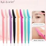 3pcs Eyebrow Trimmer Makeup Tools Safe Eye Brow Razor Face Body Hair Removal Shaver Blades Woman Eyelash Eyebrows Shaping Knife - Image 8