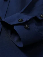 New Men Shirt Elegant Fashion European Long Sleeve Classic Smart Casual Elastic Anti-pilling Male Business Dress Shirts - Image 6
