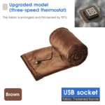 Electric Blanket 220V Thicker Automatic Thermostat Electric Heating Blanket Body Warmer Thermal Mattress for Room Blanket heated - Image 9