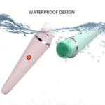 Waterproof IPX7 Electric Facial Cleansing Brush Electric Deep Cleaning Removal Blackhead Pore Exfoliator Face Massager Device - Image 2