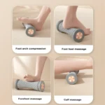 Foot Massager Massage Roller Yoga Massage Ball Plantar Fascia Roller Muscle Relaxation Care Plastic Manual Mini Foot Massager - Image 4