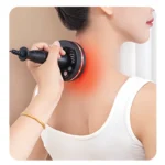 Electric Meridian Massage Brush Portable Warm Body Massager for Neck Shoulder Back Legs and Abdomen - Image 4