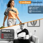 Cordless Electric Heating Shoulder Massager Vibration Shoulder Brace Massage Support Belt Adjustable Hot Compress Shoulder Shawl - Image 5