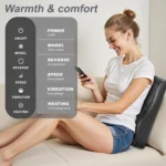 Leercon Neck Massager with Heat, 3D Kneading Massage Pillow for Neck and Back, Shoulder, for Stress Relax at Woman Man Home Office - Image 3